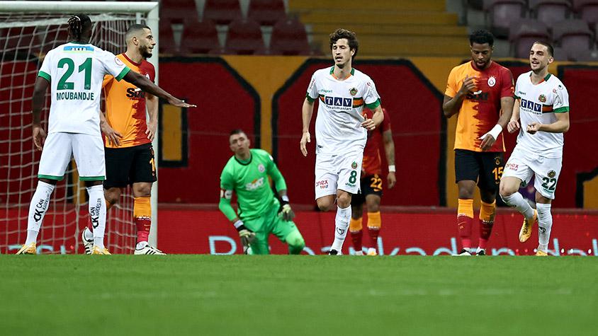 Galatasaray, Alanyaspora yenilerek Türkiye Kupasına veda etti