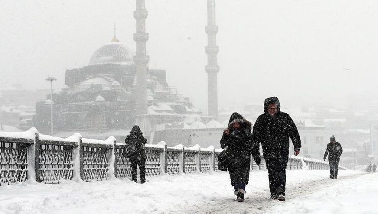 İstanbul için kuvvetli kar yağışı uyarısı
