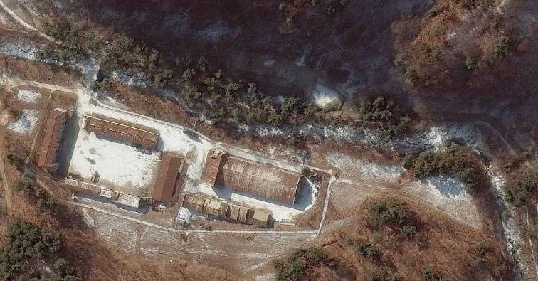 Kuzey Kore tarafından inşa edilen yeni nükleer tesis uydudan…