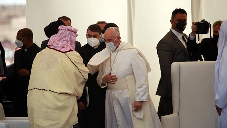 Papa, Irak ziyaretinde Kuran-ı Kerim dinledi