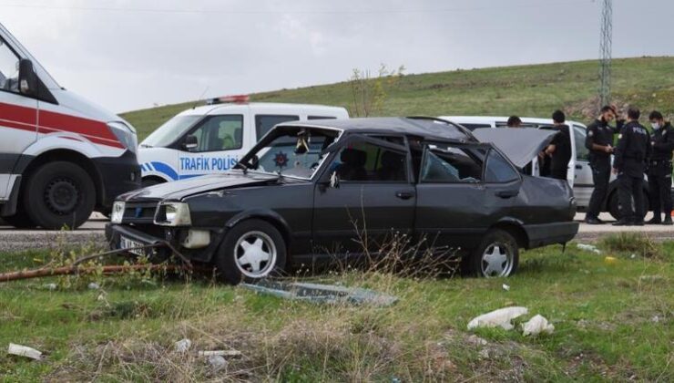 Ankarada trafik kazası: 1 ölü, 2 yaralı