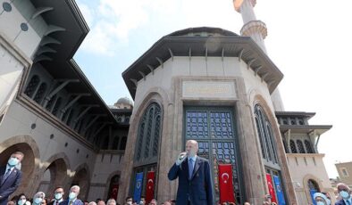 Cumhurbaşkanı Erdoğan’dan Taksim Camii paylaşımı