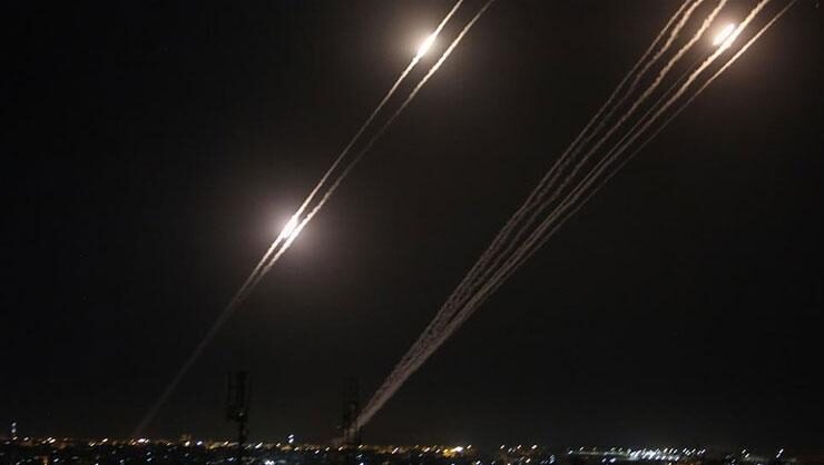 İsrail saldırılarına karşılık Gazze’den Tel Aviv ve çevresine…