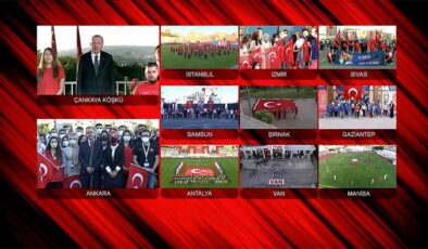 Türkiye tek yürek oldu! 19.19da İstiklal Marşı heyecanı