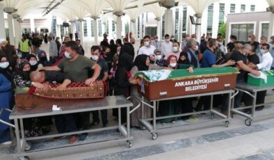 Ankara’daki anneanne cinayeti! Son yolculuklarına gözyaşlarıyla uğurlandılar