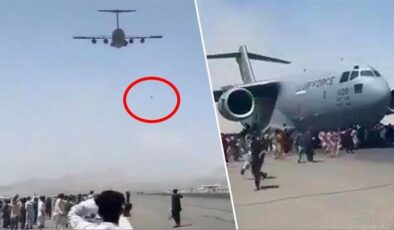 Afganistan’dan dehşete düşüren uçak görüntüleriyle ilgili açıklama!…