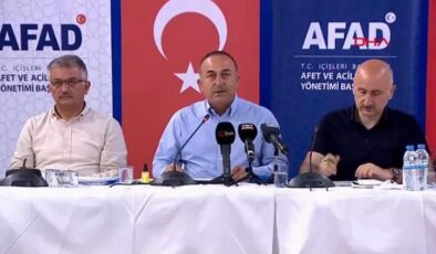 Bakan Çavuşoğlu: Manavgatta yangının daha ileriye gitmesini…