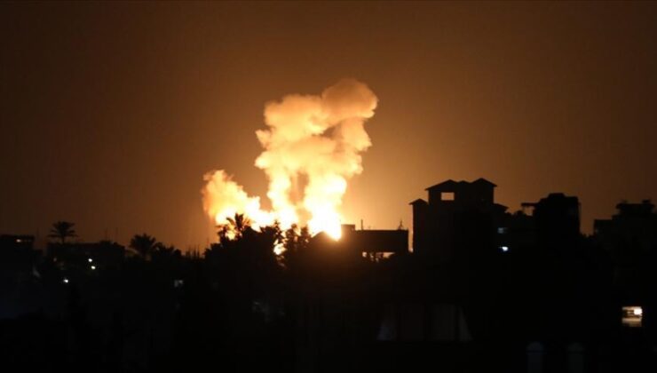 Son dakika: İsrail, Gazze Şeridine saldırı düzenledi
