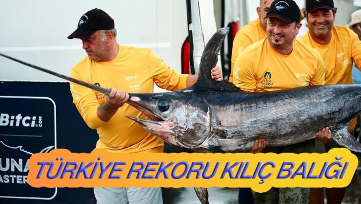 Ülkemizde Dev Kılıç Balığı Rekoru Suat Yiğit’te