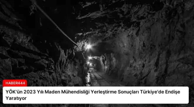 YÖK’ün 2023 Yılı Maden Mühendisliği Yerleştirme Sonuçları Türkiye’de Endişe Yaratıyor