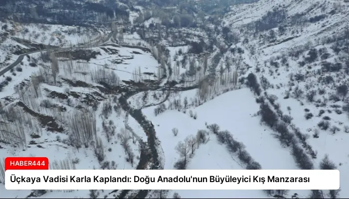 Üçkaya Vadisi Karla Kaplandı: Doğu Anadolu’nun Büyüleyici Kış Manzarası
