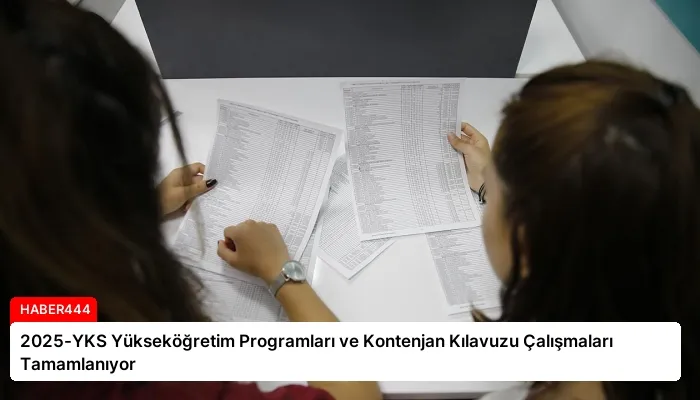 2025-YKS Yükseköğretim Programları ve Kontenjan Kılavuzu Çalışmaları Tamamlanıyor