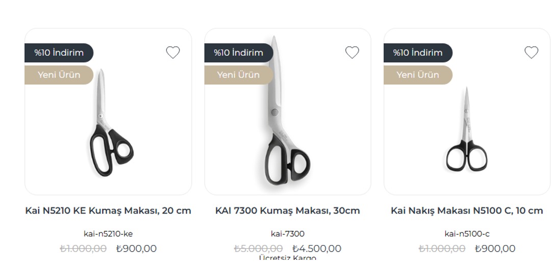 Kumaş Makaslarında Kalite Arayışı: Kai Makaslara Online Talep Artıyor