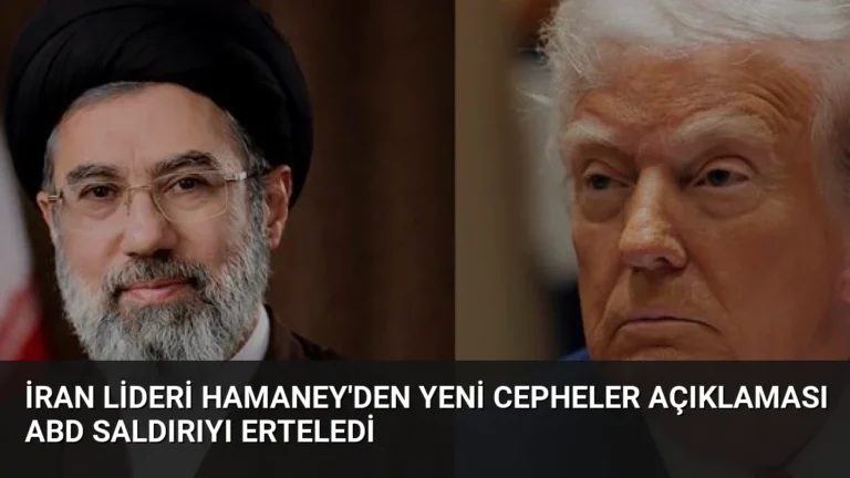 İran Lideri Hamaney’den Yeni Cepheler Açıklaması ABD Saldırıyı Erteledi
