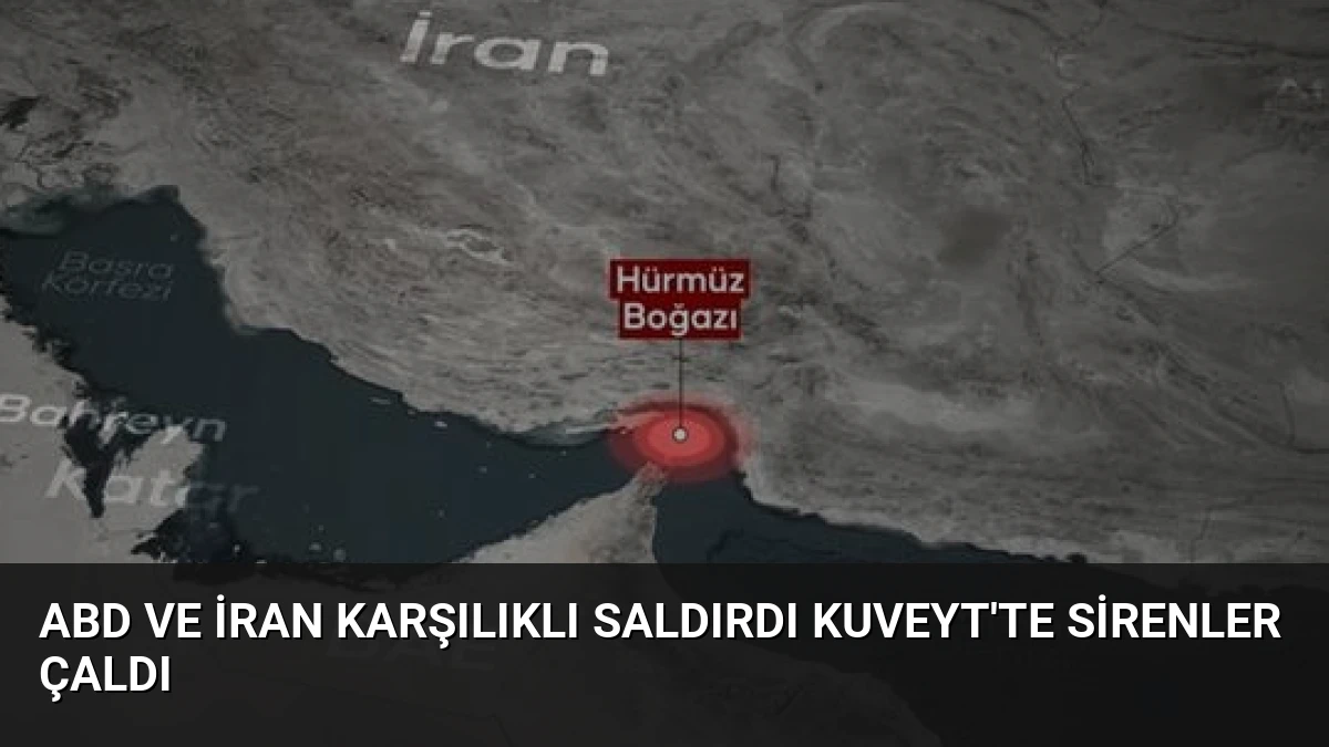 ABD ve İran Karşılıklı Saldırdı Kuveyt’te Sirenler Çaldı