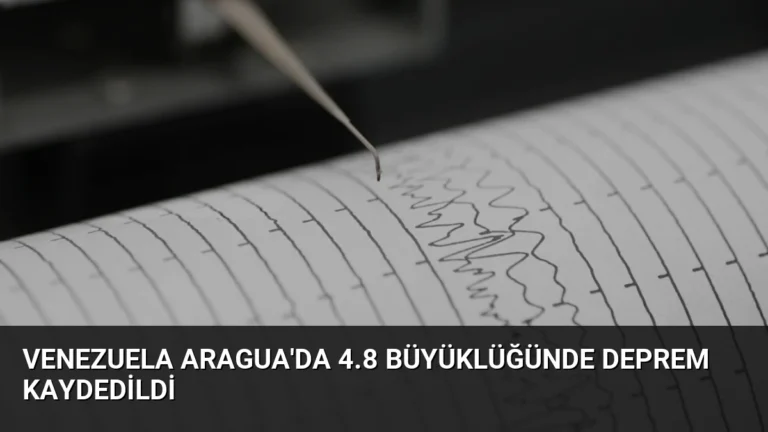 Venezuela Aragua’da 4.8 Büyüklüğünde Deprem Kaydedildi