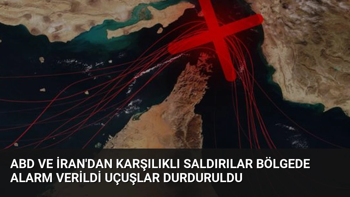 ABD ve İran’dan Karşılıklı Saldırılar Bölgede Alarm Verildi Uçuşlar Durduruldu