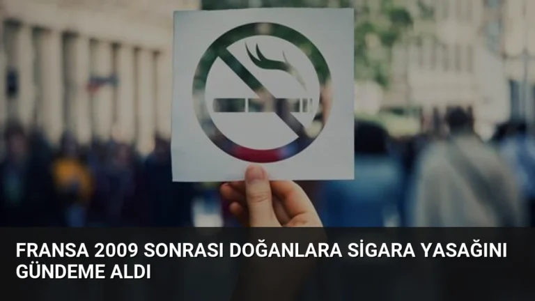Fransa 2009 Sonrası Doğanlara Sigara Yasağını Gündeme Aldı