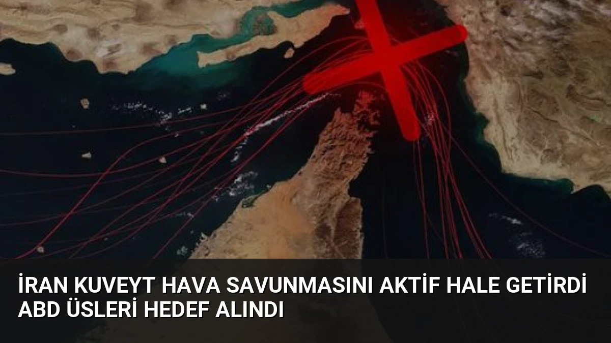 İran Kuveyt Hava Savunmasını Aktif Hale Getirdi ABD Üsleri Hedef Alındı