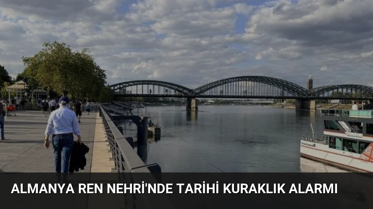 Almanya Ren Nehri’nde Tarihi Kuraklık Alarmı
