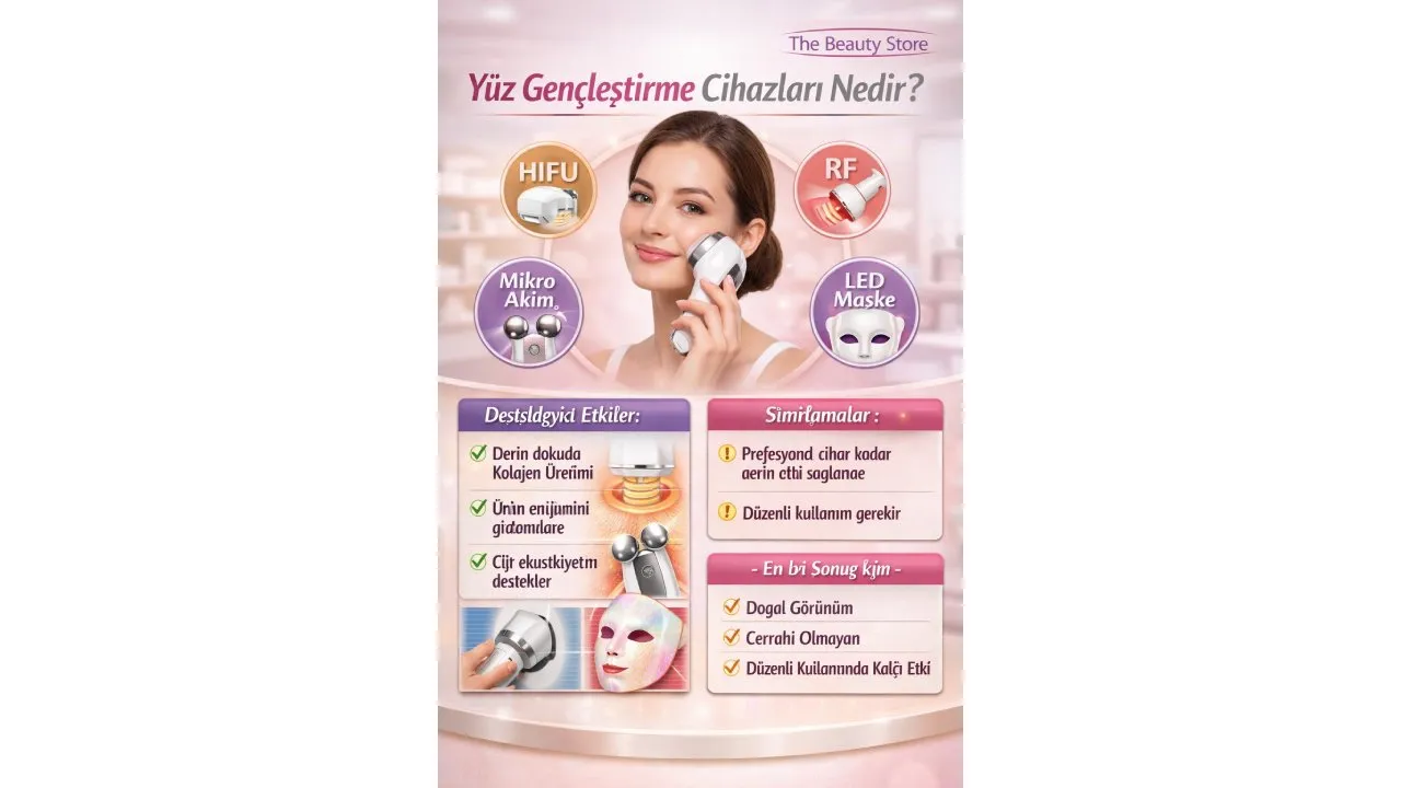 Yüz Gençleştirme Cihazı Nedir? Hangi Teknoloji Sizin İçin Daha Uygun?