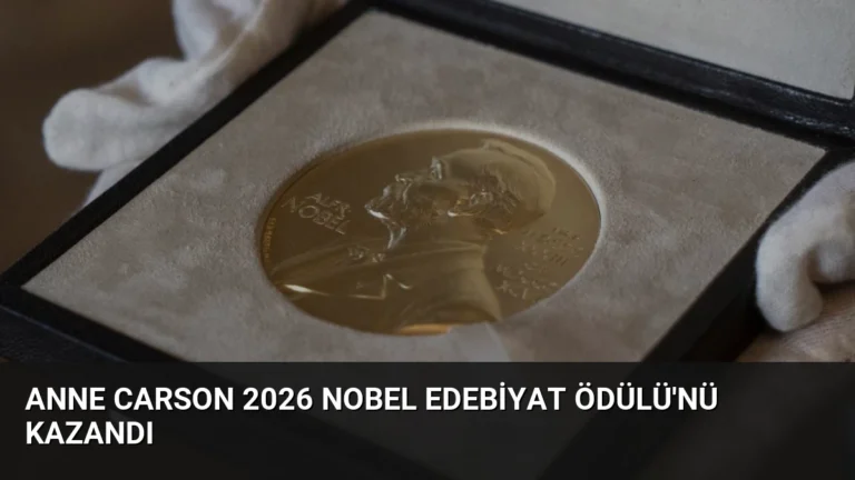 Anne Carson 2026 Nobel Edebiyat Ödülü’nü Kazandı