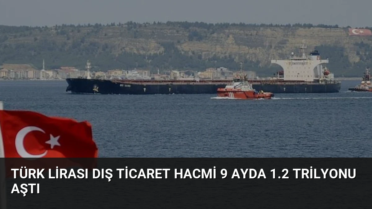 Türk Lirası Dış Ticaret Hacmi 9 Ayda 1.2 Trilyonu Aştı